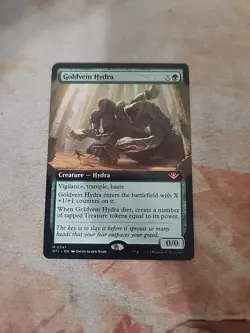 Goldvein Hydra Extended Art Outlaws Of Thunder Junction MTG NM - Image 1