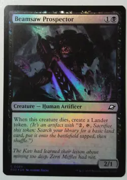 Beamsaw Prospector *FOIL Common* Magic MtG x1 Edge of Eternities - Image 1