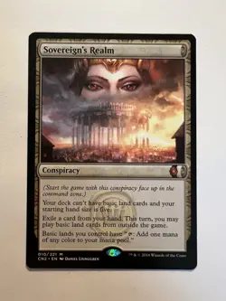Sovereign's Realm - MTG Conspiracy: Take the Crown - NM - Image 1