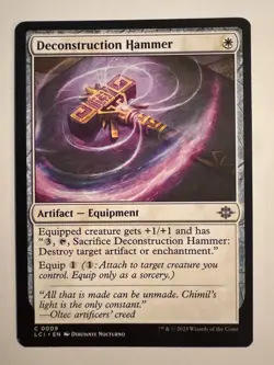 Deconstruction Hammer - The Lost Caverns of Ixalan - Magic the Gathering MTG - Image 1