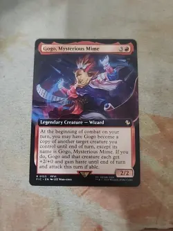 Gogo, Mysterious Mime Extended Art Commander Final Fantasy MTG NM - Image 1