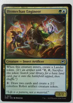 Biomechan Engineer *Uncommon* Magic MtG x1 Edge of Eternities - Image 1
