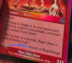 Anger *Foil* - Excellent - Judgment - MTG - Image 4