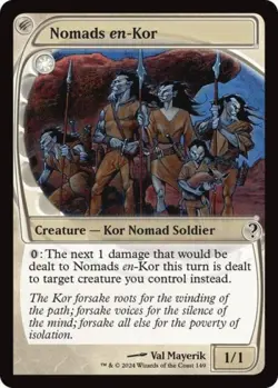 MTG English Nomads en-Kor (Future Sight) NM Foil Mystery Booster 2 - Image 1