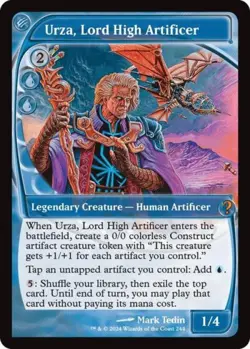 MTG English Urza, Lord High Artificer (Future Sight) NM Foil Mystery Booster 2 - Image 1