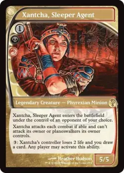 MTG English Xantcha, Sleeper Agent (Future Sight) NM Foil Mystery Booster 2 - Image 1