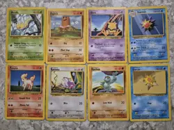 8x WOTC Vintage Pokemon Bundle | Pokemon TCG Base Set - Image 1