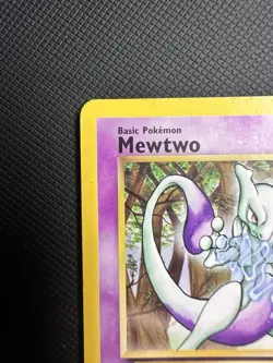Mewtwo Black Star Promo #12 Pokemon 2000 Christopher Rush LP - Image 3