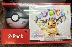 POKEMON ELITE TRAINER BOX PRISMATIC EVOLUTIONS SAMS CLUB BUNDLE - Image 1