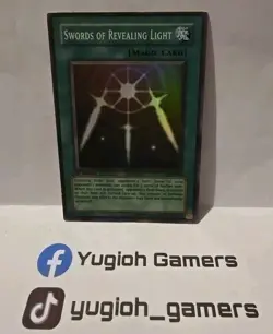 YUGIOH SWORDS OF REVEALING LIGHT ULTRA LOB-101 1ST EDITION LIGHT PLAYED - Image 1