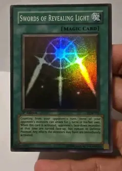 YUGIOH SWORDS OF REVEALING LIGHT ULTRA LOB-101 1ST EDITION LIGHT PLAYED - Image 4