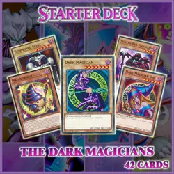 THE DARK MAGICIANS STARTER DECK 42 | Yugi Kuriboh Yami Duelist Kingdom YuGiOh - Image 1