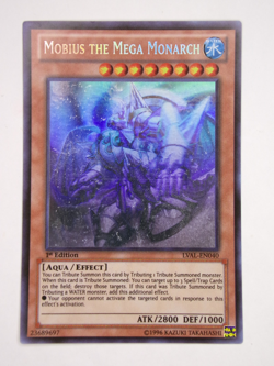 YUGIOH / Mobius the Mega Monarch / Ghost Rare / LVAL-EN040 / 1st Edition / (LP) - Image 1