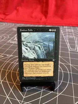 Vintage 1995 MTG Ice Age Koskun Falls Card NM - Image 1