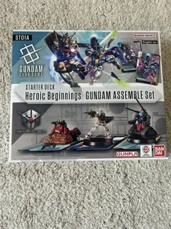 gundam trading card assemble starter set heroic beginnings - Image 1