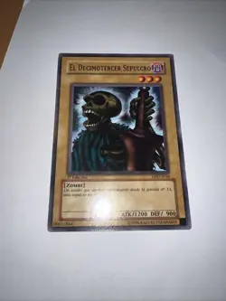 Yu-gi-oh El Decimotercer Sepulcro Trading Card spanish LDD-S014 1st Edition - Image 1