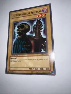 Yu-gi-oh El Decimotercer Sepulcro Trading Card spanish LDD-S014 1st Edition - Image 2