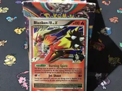 Pokemon TCG Blaziken FB LV.X 142/147 Supreme Victors Holo Rare Pokemon Card - Image 2