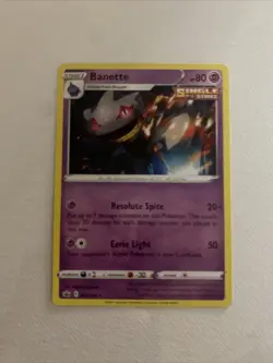 Banette 063/198 Rare Reverse Holo Stamped SwSh Chilling Reign Pokemon card - Image 1