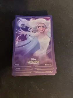 Disney Lorcana TCG Elsa FROZEN Standard Card Sleeves 65-Count - Image 1