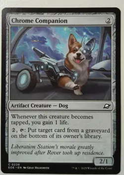 Chrome Companion *Common* Magic MtG x1 Edge of Eternities - Image 1
