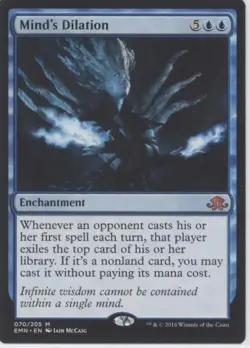MTG Eldritch Moon #70 Mind's Dilation Lightly played tcg - Image 1