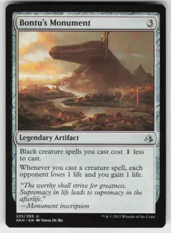 MTG Amonkhet #225 Bontu's Monument Lightly played tcg - Image 1