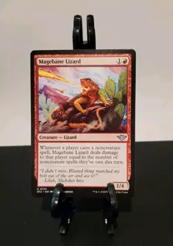 Magebane Lizard, Outlaws of Thunder Junction, Near Mint, MTG - Image 1
