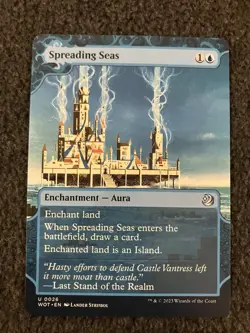 Magic The Gathering MTG - Spreading Seas - Wilds of Eldraine WOE / WOT - Image 1