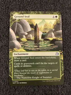 Magic The Gathering MTG - Ground Seal - Wilds of Eldraine WOE / WOT - Image 1