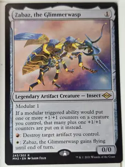 Zabaz, the Glimmerwasp - Modern Horizons 2 - Magic the Gathering MTG Nice! - Image 1