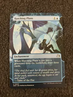Magic The Gathering MTG - Hatching Plans - Wilds of Eldraine WOE / WOT - Image 1