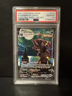 Pokemon 2021 Umbreon Vmax 215/203 Alt Art Evolving Skies GEM MINT PSA 10 - Image 1