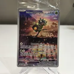 Pokemon TCG Teal Mask Ogerpon SVP 123 Stamped Sealed - Image 1