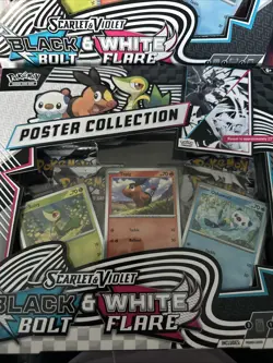Pokemon TCG: Black Bolt & White Flare- Unova Poster Collection Box (Lot Of 2) - Image 2