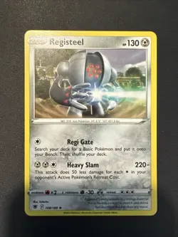 Registeel Rare - 108/189 - Astral Radiance Pokemon 2022 - Image 1