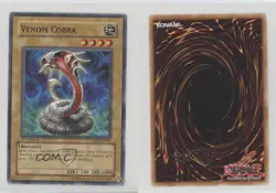 Venom Cobra 1st Ed. YuGiOh Tactical Evolution #TAEV-EN005 2007 12ka - Image 3