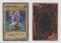 Venom Cobra 1st Ed. YuGiOh Tactical Evolution #TAEV-EN005 2007 12ka - Image 3