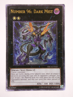 YuGiOh / Number 96: Dark Mist / ORCS-EN043 / Ultimate Rare / Unlimited Ed / (NM) - Image 1