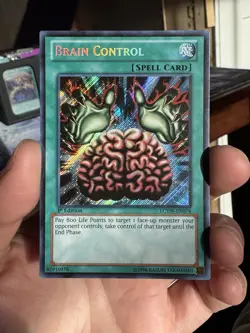 Yugioh LCYW-EN074 Brain Control Secret Rare 1st NM Holo Bleed 🩸 - Image 1