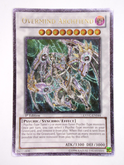 YuGiOh! / Overmind Archfiend / EXVC-EN044 / Ultimate Rare / 1st Edition / (LP) / - Image 1
