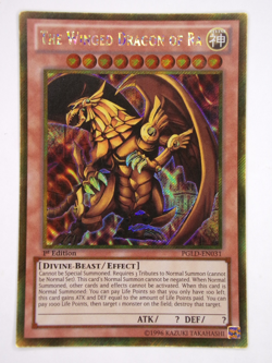 Yugioh! LP The Winged Dragon of Ra - PGLD-EN031 - Gold Secret Rare - 1st Edition - Image 1