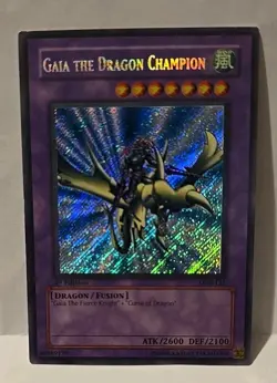 YUGIOH GAIA THE DRAGON CHAMPION LOB-125 1ST EDITION EXCELLENT CONDITION - Image 4