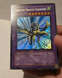 YUGIOH GAIA THE DRAGON CHAMPION LOB-125 1ST EDITION EXCELLENT CONDITION - Image 5