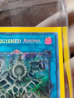 Yugioh! Relinquished Anima - BROL-EN087 Secret Rare 1stEd Foil Bleed Missprint! - Image 1