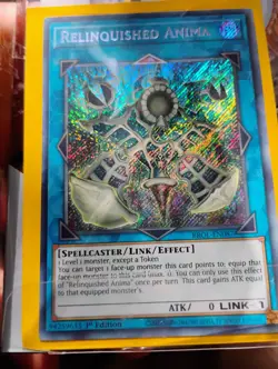 Yugioh! Relinquished Anima - BROL-EN087 Secret Rare 1stEd Foil Bleed Missprint! - Image 4