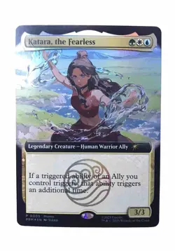 Magic The Gathering X Avatar Katara The Fearless 2025 SDCC Promo Card + Bundle - Image 2