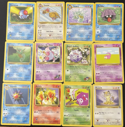WOTC Old Pokemon Card Lot (12) - Played - 1999-2001 Vintage - Image 1