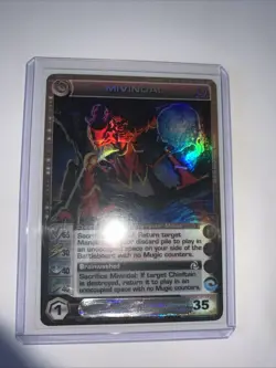 Chaotic TCG - Mivindal Super Rare First Edition Foil Card (65/30/40/40) - Image 3