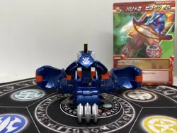 Bakugan Bakutech Aquos Barri Beyond Barrier & Card MG Rare Japan Import - Image 3